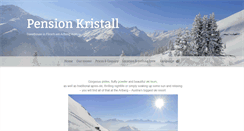 Desktop Screenshot of pension-kristall.net