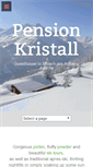 Mobile Screenshot of pension-kristall.net